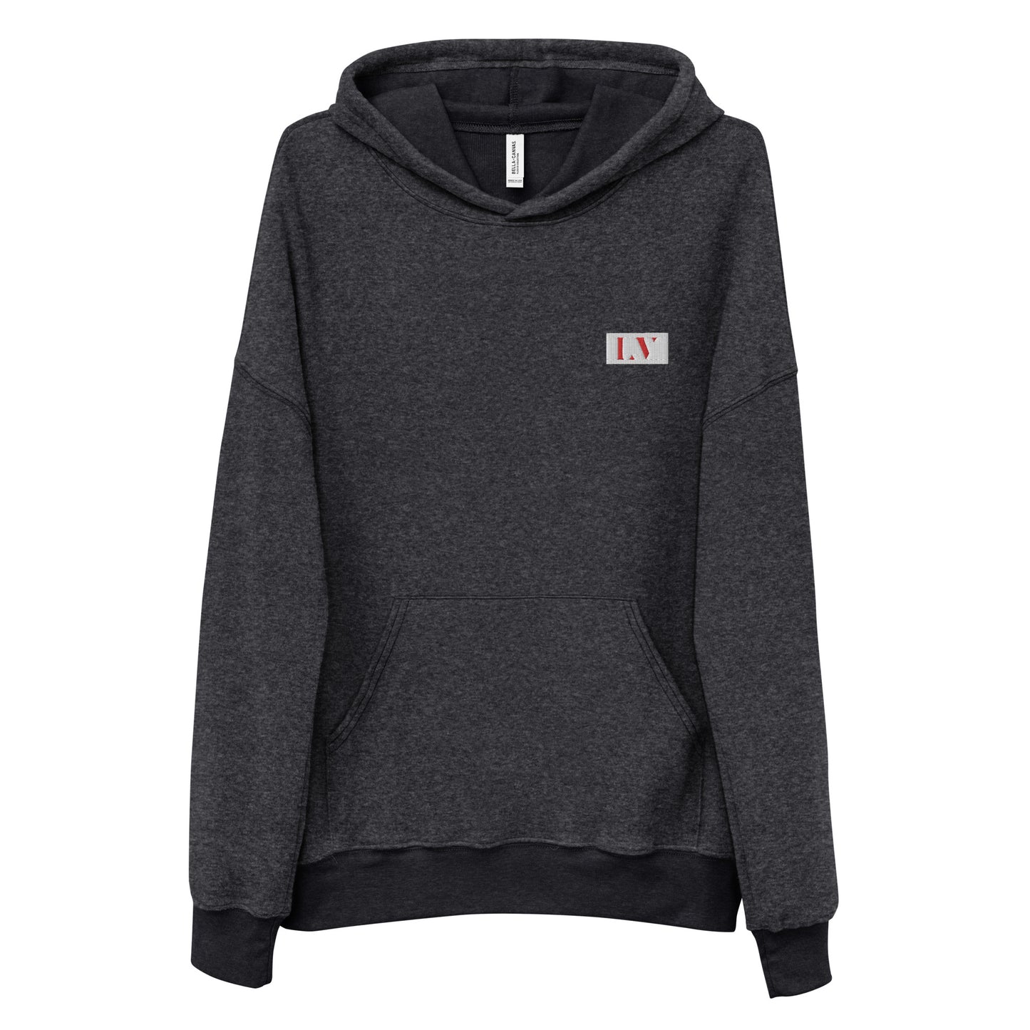 Unisex sueded fleece hoodie